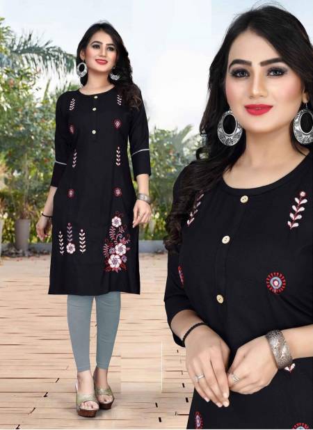 Trendy Novelty Casual Wear Straight Wholesale Kurti Collection
 Catalog